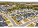 Serene aerial view of a well-planned suburban neighborhood with neatly arranged homes and lush greenery at 501 Blackberry Ln, Canton, GA 30115