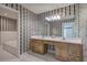Bathroom with double vanity and large soaking tub at 5894 Highway 20 Ne, Cartersville, GA 30121