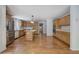 Spacious kitchen with wooden cabinetry, stainless steel appliances, and a center island at 5894 Highway 20 Ne, Cartersville, GA 30121