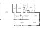 Detailed floor plan showcasing the layout and dimensions of the home, including the Primary bedroom, kitchen, and living areas at 313 Ellenwood Dr, Bowdon, GA 30108