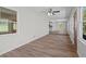 Spacious living room with hardwood flooring and plenty of natural light at 313 Ellenwood Dr, Bowdon, GA 30108