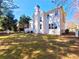 Large backyard and patio area offer outdoor living and entertaining space at 505 Tilbury Dr, Suwanee, GA 30024