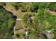 Expansive aerial view shows a wooded property, showcasing the home's privacy and natural surroundings at 7771 A C Smith Rd, Cumming, GA 30028