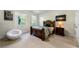 This bedroom offers a comfortable space with natural light from the windows at 2808 Broughton Se Ln, Atlanta, GA 30339