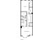 Third floor floorplan featuring a primary bedroom, bedroom, baths, hall, laundry, and walk-in closets at 2808 Broughton Se Ln, Atlanta, GA 30339