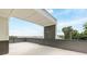 Large covered patio area features ample space for entertaining and outdoor living at 3960 Clairmont Rd # 2, Chamblee, GA 30341