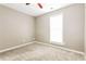 Comfortable bedroom features neutral carpet, paint and a large window at 4153 Island View Ct, Decatur, GA 30034