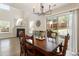Dining room with natural light and backyard access at 507 Oakleaf Ct, Acworth, GA 30102