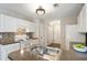 Eat-in kitchen with a stainless steel sink and ample counter space at 507 Oakleaf Ct, Acworth, GA 30102