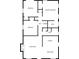 Detailed floor plan showcasing the layout with two bedrooms, two bathrooms, kitchen, living and dining area at 777 Antone Nw St, Atlanta, GA 30318