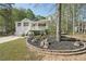 Landscaped yard surrounding the exterior of split-level home at 278 Benjamin Dr, Rockmart, GA 30153