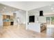 Spacious kitchen area with a center island and modern appliances that connects to living areas at 4544 Savage Ne Dr, Marietta, GA 30066