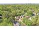 Aerial view of homes surrounded by lush trees, offering a serene and private setting at 1187 Newbridge Ne Trce, Atlanta, GA 30319