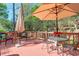 Spacious back deck with outdoor seating and umbrellas offers a relaxing outdoor space at 1187 Newbridge Ne Trce, Atlanta, GA 30319