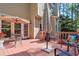 Inviting back deck featuring outdoor seating and umbrellas, perfect for relaxing at 1187 Newbridge Ne Trce, Atlanta, GA 30319