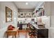 Functional home office with built-in shelving and ample workspace at 155 Palmer Oaks Ln, Marietta, GA 30068