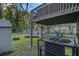 Large fenced yard features a shed and mature trees at 196 Wadley Nw St, Atlanta, GA 30314
