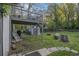 Landscaped backyard features a shed and mature trees at 196 Wadley Nw St, Atlanta, GA 30314