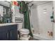 Bathroom features a modern shower and storage at 196 Wadley Nw St, Atlanta, GA 30314