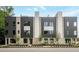 Contemporary townhome exterior showcasing a blend of siding and brick accents at 1968 8Th St, Chamblee, GA 30341