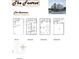 Detailed floor plan displaying layout of The Centurion units including bedroom, bathroom, and kitchen locations at 1968 8Th St, Chamblee, GA 30341