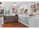 Charming kitchen features stainless appliances, wooden countertops and an interesting wall paper design at 1998 Jordan Terrace Ne, Atlanta, GA 30345
