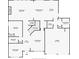 Detailed floor plan showcasing the layout of the house, including room dimensions and features at 3597 Old Maple Rd, Johns Creek, GA 30022