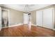 Spacious primary bedroom with closet, natural light, and attached ensuite bathroom at 1061 Pathfinder Rd, Marietta, GA 30066