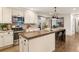 Contemporary kitchen with a large island and open layout at 1002 Forrest Blvd, Decatur, GA 30030