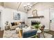 Cozy living room with vaulted ceiling, fireplace, and lots of natural light at 1002 Forrest Blvd, Decatur, GA 30030