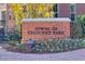 Attractive brick signage for Towns of Crescent Park at 2482 Crescent Park Ct, Atlanta, GA 30339