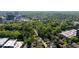 An aerial view of a lush, green neighborhood with scattered buildings and tree-lined streets at 3338 Peachtree Ne Rd # 3102, Atlanta, GA 30326