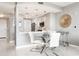 Modern kitchen and dining area with stainless steel appliances and pendant lighting at 3338 Peachtree Ne Rd # 3102, Atlanta, GA 30326