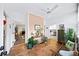Bright sunroom with tile floors, lots of light, and a view into other rooms at 5105 Chemin De Vie, Atlanta, GA 30342