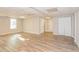 Spacious finished basement with hardwood flooring, recessed lighting, and neutral walls at 3790 Willow Ridge Rd, Douglasville, GA 30135