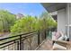 Relaxing balcony offers serene views with comfortable seating and a modern railing design at 747 Ralph Mcgill Ne Blvd # 223, Atlanta, GA 30312