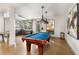 Game room with a pool table, bar area, and modern decor at 747 Ralph Mcgill Ne Blvd # 223, Atlanta, GA 30312