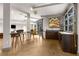 Contemporary lounge with bar seating, kitchenette, and views to the exterior at 747 Ralph Mcgill Ne Blvd # 223, Atlanta, GA 30312