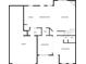 Floor plan showing kitchen, dining room, garage, bathroom, and sitting room at 924 Woodbury Rd, Canton, GA 30114