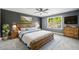 Tranquil main bedroom features soft lighting, a serene color palette, and large windows at 924 Woodbury Rd, Canton, GA 30114
