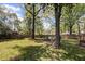 Well-maintained backyard showcases a charming fire pit area, creating a cozy and inviting outdoor space with mature trees at 1089 Greenleaf Se Rd, Atlanta, GA 30316
