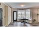 Charming breakfast nook with a bay window that offers a peaceful view of the outdoors at 657 Swans Landing Dr, Dacula, GA 30019