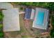 Aerial view of community pool at 657 Swans Landing Dr, Dacula, GA 30019