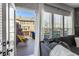 Balcony view from living room featuring modern doors and view of brick building at 1012 E Paces Chase, Atlanta, GA 30326