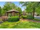 Charming community gazebo with brick pillars, landscaping, and neighborhood views at 1012 E Paces Chase, Atlanta, GA 30326