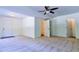 Finished basement featuring neutral carpet, multiple closets, and access to the exterior at 3088 Mount Tabor Church Rd, Dallas, GA 30157