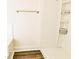Bright bathroom features tub with built-in shelving for storage at 3088 Mount Tabor Church Rd, Dallas, GA 30157