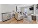 Bright living room with hardwood flooring, a modern color scheme, and elegant decor at 777 Forrest Nw St, Atlanta, GA 30318
