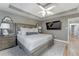 Comfortable bedroom featuring a ceiling fan, hardwood floors, and neutral colored decor at 777 Forrest Nw St, Atlanta, GA 30318