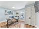 Home office with stylish desk, natural light, and ample storage, ideal for remote work at 777 Forrest Nw St, Atlanta, GA 30318